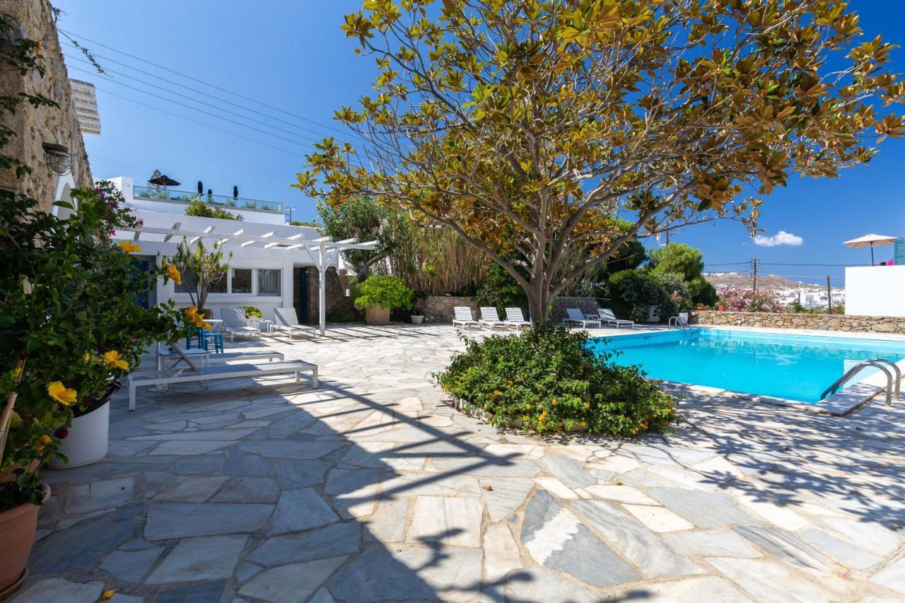 Callisti Mykonos Town With Pool View And Calypso Upper Floor With Sea View Екстериор снимка