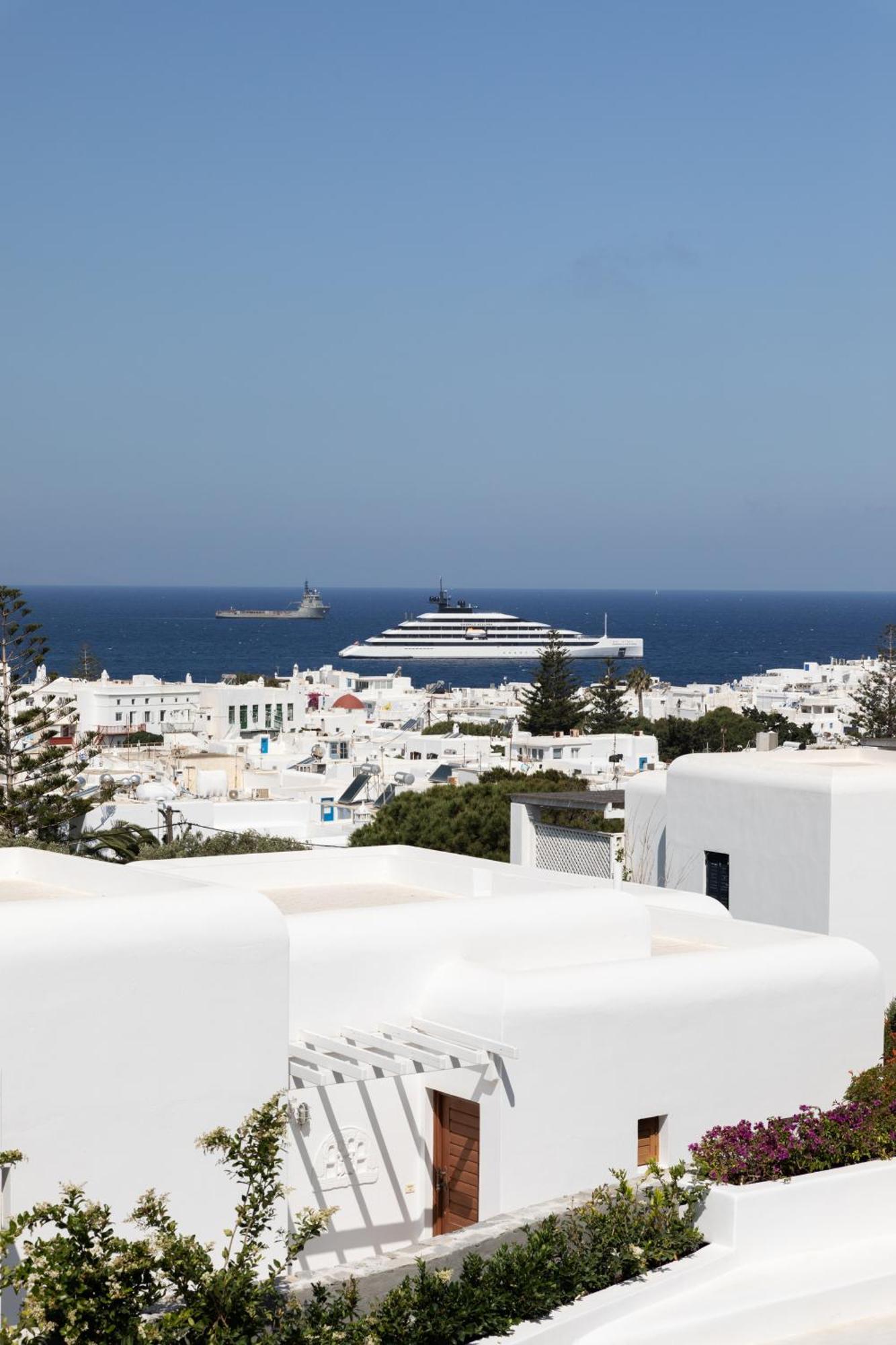 Callisti Mykonos Town With Pool View And Calypso Upper Floor With Sea View Екстериор снимка